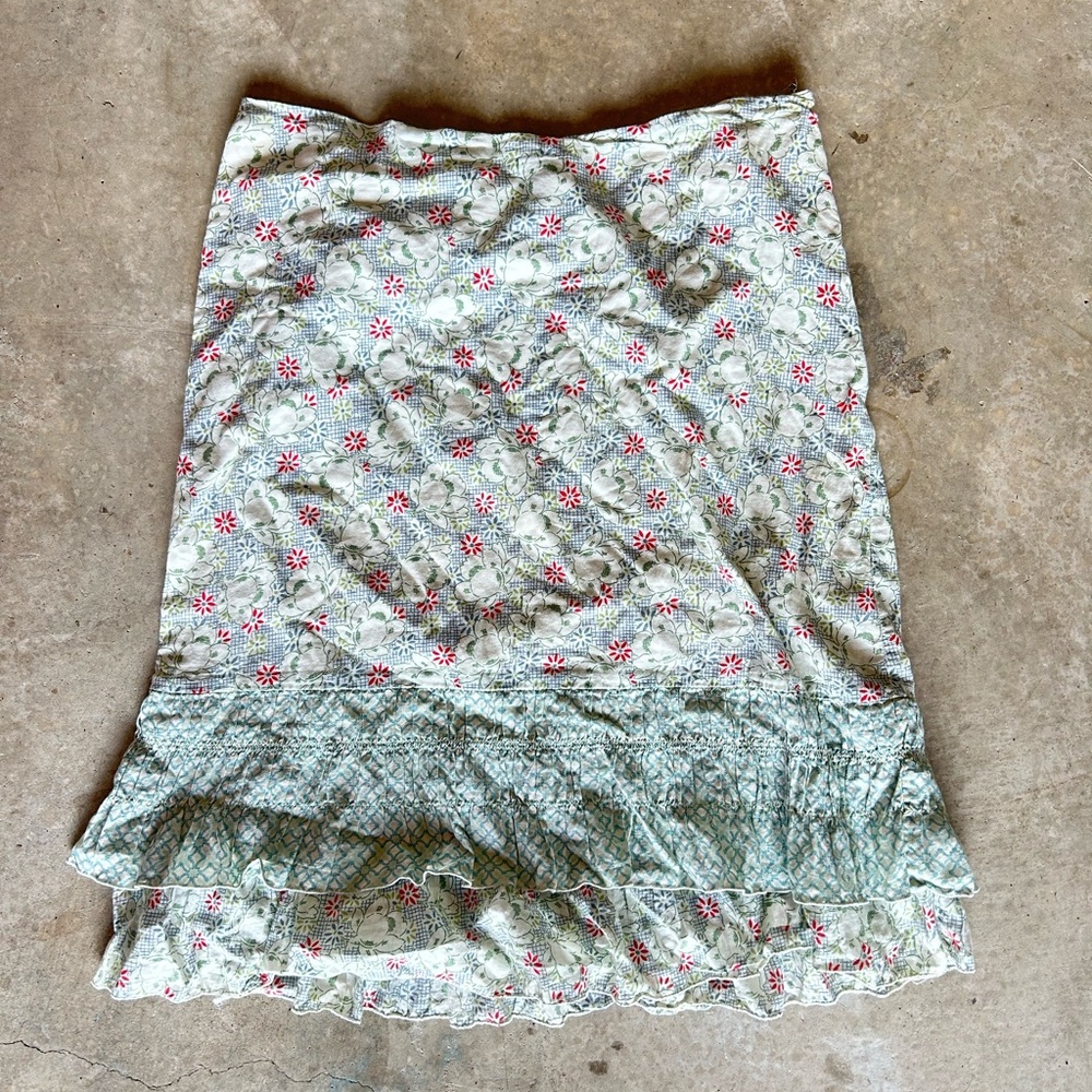 American Eagle Outfitters Green Midi Pencil Skirt